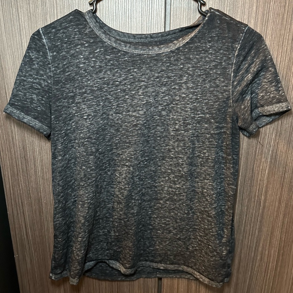 American Eagle Grey Washed Tee size XS